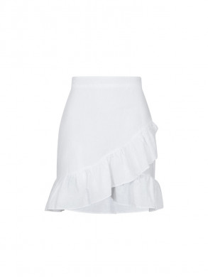 Bekka linen skirt white 