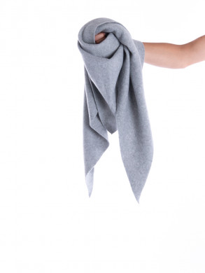 Kibo scarf triangle grey 