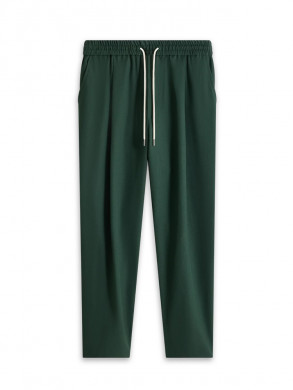Le pantalon cropped forest green 