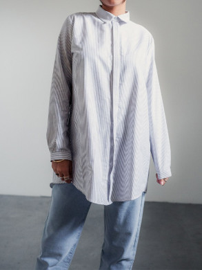 Nuria blouse grey/white 
