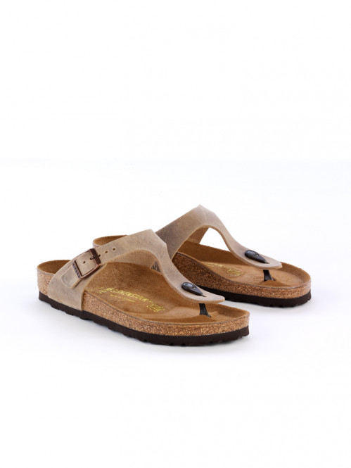 Gizeh sandals tabacco brown 